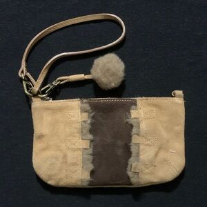UGG Wristlet Wallet with Puff Like New